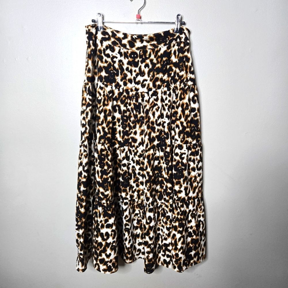 THML Boutique Cheetah Skirt Medium